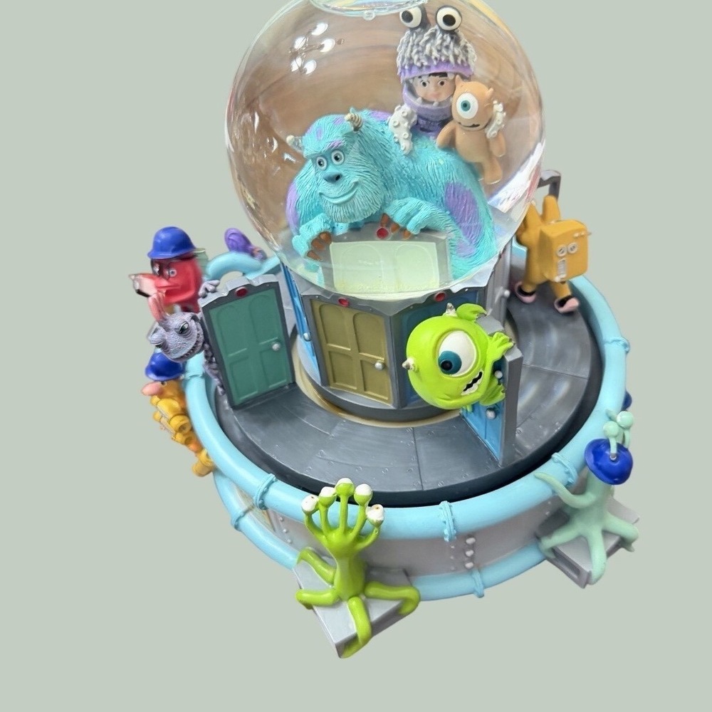 Disney's MONSTERS INC Snow Globe "IF IDIDNT HAVE YOU" Motion Rotating Carousel